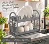 Michelino Abtropfgestell in Grau 46 x 37 x 9 cm - Produktbild-Vorschau 4