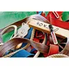 A pile of safety harnesses and ropes, with a wooden plank marked with '40X3' and a marker pen on top. Anteprima dell’immagine prodotto