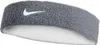 Accessoires Nike, Bandeau réversible Swoosh Classic, Gris, Voir les images du produit 1