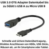 F53 USB 3.0 OTG Adapter Datenkabel USB 3.0 A Buchse zu Produktbild-Vorschau 2