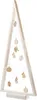 A wooden Christmas tree decoration with hanging ornaments and LED lights. Náhled obrázku produktu