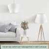 Wogati® Premium Lampenschirm E14/E27 Baumwolle | Weiß / Produktbild-Vorschau 2