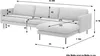 Max Winzer Sofa 2,5-Sitzer links mit Longchair rechts Produktbild-Vorschau 10