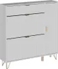 Schuhschrank Vicco Helge Weiß 108 x 107.5 cm, Model 54243 Produktbild-Vorschau 1