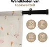MuchoWow® Wandteppich Wandbehang Blumen - Pastell - Produktbild-Vorschau 3