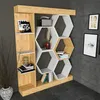 Skye Decor, Sueno - Bianco, Rovere, Librerie, Bianco, 140 x Anteprima dell’immagine prodotto 5