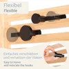 ONVAYA® Garderobenständer mit Spiegel ǀ Grau ǀ Bambus Produktbild-Vorschau 5