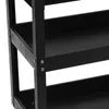 Rollender Werkzeugwagen 3-stufiger schwarz  mit Produktbild-Vorschau 2