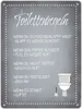 Metallschild XL mit Spruch: Toilettenregeln Schild Produktbild-Vorschau 1
