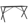Esstisch-Gestell in X-Form 140x60x73 cm Stahl - Tischbeine Produktbild-Vorschau 2