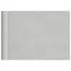 vidaXL Balkon-Sichtschutz Hellgrau 75x500 cm 100 % Produktbild-Vorschau 1