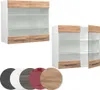 Küchenglasschrank Vicco Fame-Line Goldkraft Eiche 80 cm, Produktbild-Vorschau 5