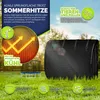 KIDUKU Trampolin Abdeckung Ø427 cm - Schwarz Regenplane Produktbild-Vorschau 4