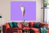 MuchoWow® Poster Eiscreme - Vogel - Pelikan - Weiß - Produktbild-Vorschau 2