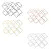 Four different colored wine racks are displayed against a white background. Produktbild-Vorschau