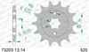 AFAM Stahl Standard Ritzel vorne - 520 Produktbild-Vorschau 2