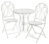Kobolo Metalltischset Gartentischset Tisch und zwei Stühle Produktbild-Vorschau 1