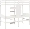 vidaXL Hochbett ohne Matratze Weiß 90x190 cm Massivholz Produktbild-Vorschau 6
