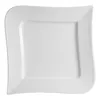 A single white plate on a white background. Anteprima dell’immagine prodotto