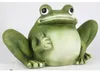 Gartenfigur Dicker Frosch 55 × 30,5 × 31 cm aus Magnesia – Produktbild-Vorschau 2