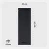 A black fitness mat with dimensions and thickness indicated. Produktbild-Vorschau