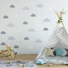 Muralo sada nálepiek na stenu do detskej izby GREY CLOUDS Náhľad obrázku produktu 3