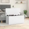 vidaXL Truhe Weiß 100x42x46 cm Holzwerkstoff Produktbild-Vorschau 2