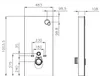 Sanitärmodul 805 für Wand-WC - Schwarz - Inkl. Produktbild-Vorschau 3