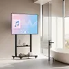 WISFOR Televizní stojan na kolečkách, výškově nastavitelný Náhled obrázku produktu 4
