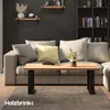 HOLZBRINK Gamba per tavolo in metallo bianco 60x72cm HLT-01 Anteprima dell’immagine prodotto 5