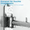 Drehbarer Edelstahl Kleiderhaken,Klappbar Wandgarderobe, Produktbild-Vorschau 4