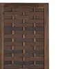Homestyle4u Paravent Raumteiler 3 teilig Holz Braun Rattan Produktbild-Vorschau 7