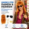 4 in 1 Vokuhila Kostüm Set – 80er 90er Goldkette, Brille Produktbild-Vorschau 5