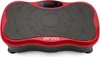 A red and black vibration plate is shown from a front-facing, slightly elevated angle against a white background. Náhled obrázku produktu