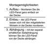 Deckenleuchte Telefunken LED Panel Deckenlampe 119,5 x 15 Produktbild-Vorschau 3