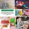 Häkelgarn-Set, 10 x 50 g, Baumwollgarn, 10 Farben, für Anfänger Productafbeelding-voorbeeld