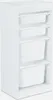 A white storage unit with four drawers against a white background. Anteprima dell’immagine prodotto