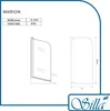 Silla | Duschabtrennung - 70x140 cm - Faltwand - Duschwänd Produktbild-Vorschau 2