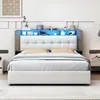 Lit avec coffre de rangement, modèle boxspring, 140x200 cm, Voir les images du produit 7