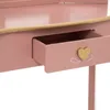 Kinderfrisiertisch und hocker "sissi" rosa l60cm  - Voir les images du produit 4