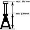 Vigor Unterstellbock-Satz V2648 Tragkraft 6t Hub 370-575mm Produktbild-Vorschau 13