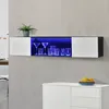 Étagère suspendue Noir/Blanc Étagère suspendue 150 x 30 x Voir les images du produit 7