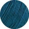 A close-up view of teal-colored yarn. Produktbild-Vorschau