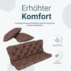 TexDeko® Bankauflage mit Rückenlehne für Hollywoodschaukel  Produktbild-Vorschau 3