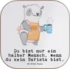Mr. & Mrs. Panda Tassenuntersetzer Barista Herz - Weiß - Produktbild-Vorschau 1