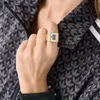 Adidas Damen Ring Uhr DIGITAL TWO RING Edelstahl gold Produktbild-Vorschau 5