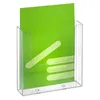 DIN A5 Wandprospekthalter im Hochformat aus Acrylglas / Produktbild-Vorschau 2