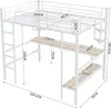 Flieks Etagenbett 90x200cm mit Schreibtisch und Regal, Produktbild-Vorschau 7