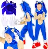 Sonic Outfit Kostým Prevlek Ples Materská škola Kigurumi Náhľad obrázku produktu 1