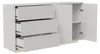 Credenza ProximaX con 2 ante e 3 cassetti, bianco lucido, Anteprima dell’immagine prodotto 9
